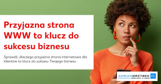 Przyjazna strona WWW to klucz do sukcesu Twojego sklepu online Przyjazna strona WWW to klucz do sukcesu Twojego sklepu online